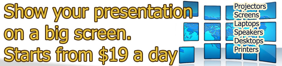 rent-la.com, rent a projector